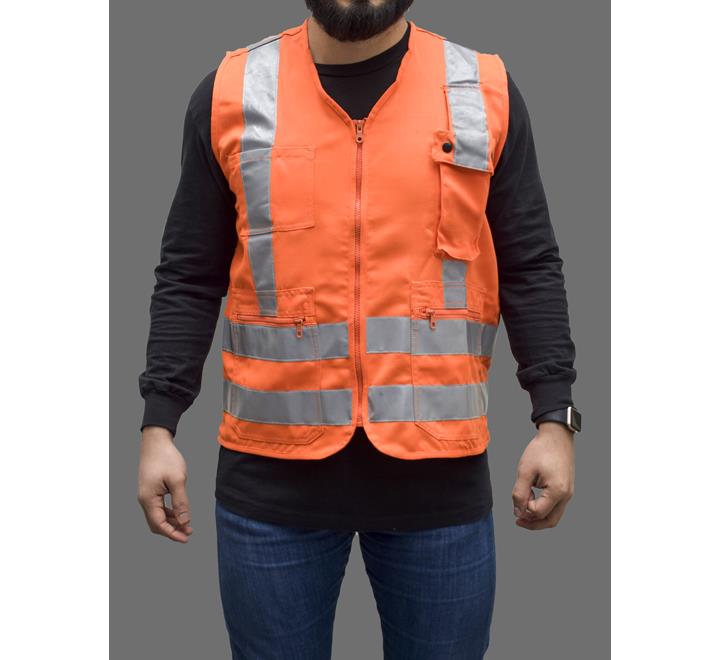 CHALECO DRILL TECNOLOGIA NARANJA