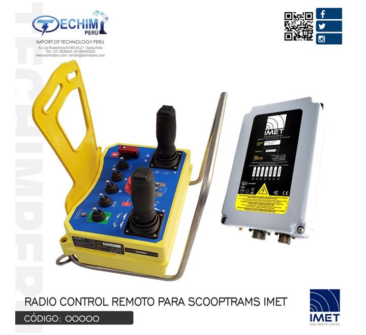 RADIO CONTROL REMOTO PARA SCOOPTRAM COMPATIBLES