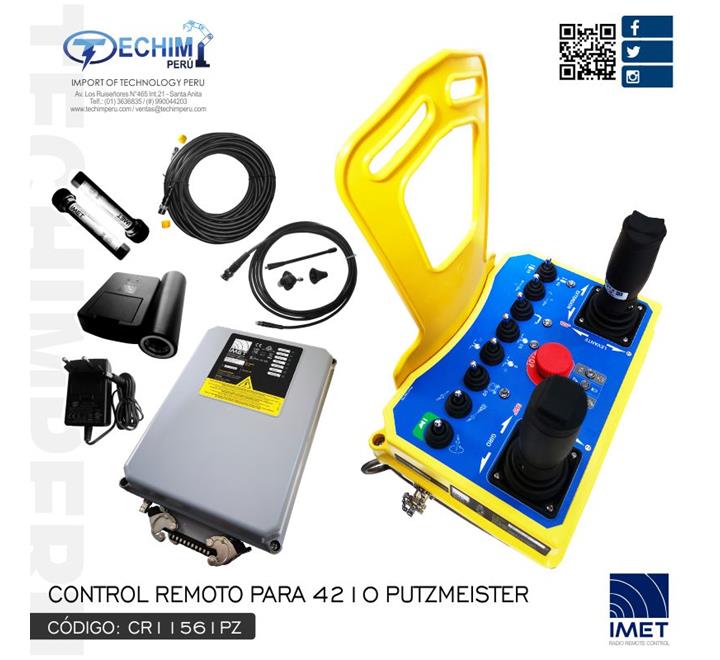RADIO CONTROL REMOTO PARA SHOTCRETE 4210 PUTZMAISTER