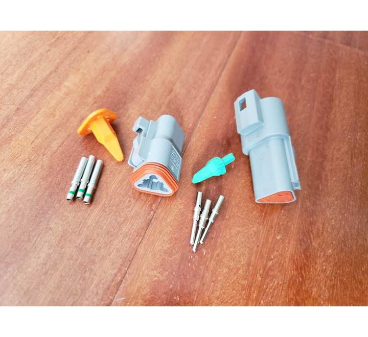 KIT CONECTOR DEUTSCH HEMBRA 3 PINES HEMBRA