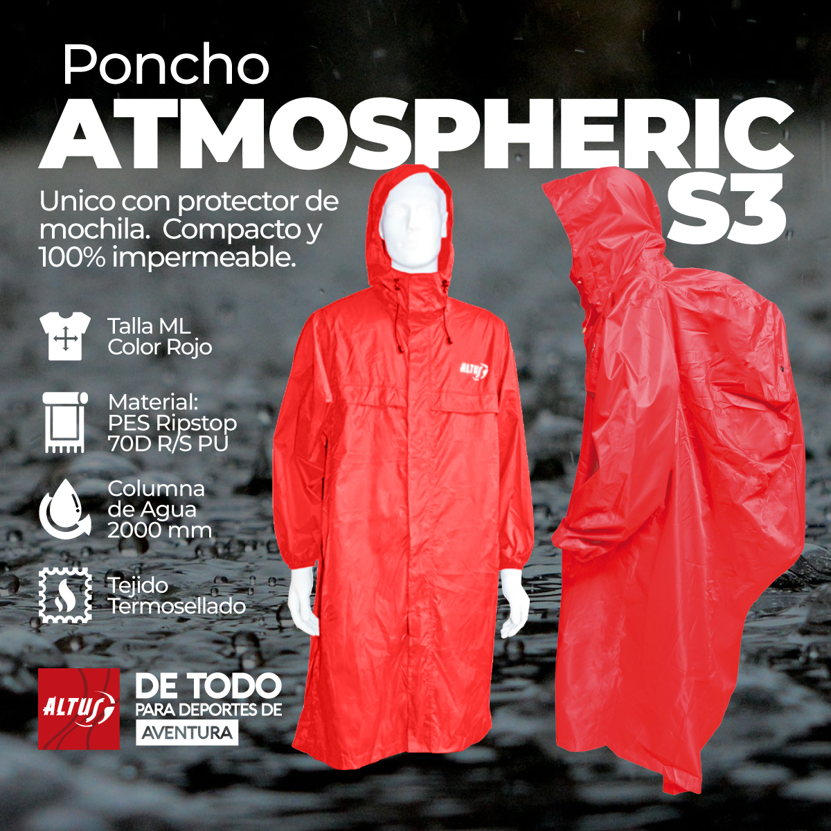 PONCHO IMPERMEABLE