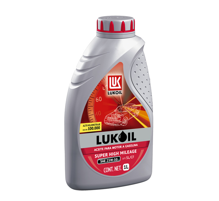 LUKOIL SUPER HIGH MILEAGE 25W-50