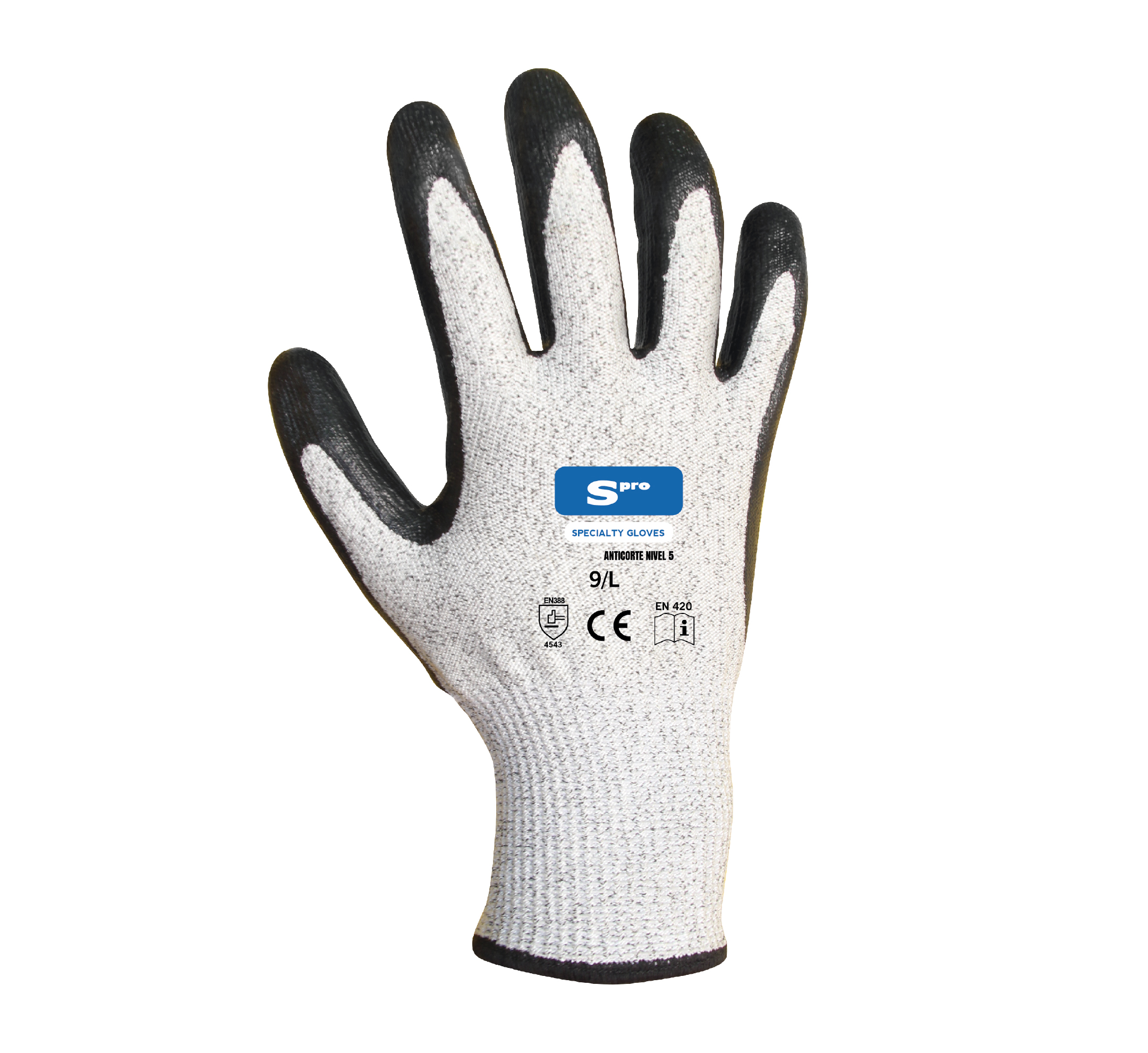 Guantes anticorte cut 5 nitrilo