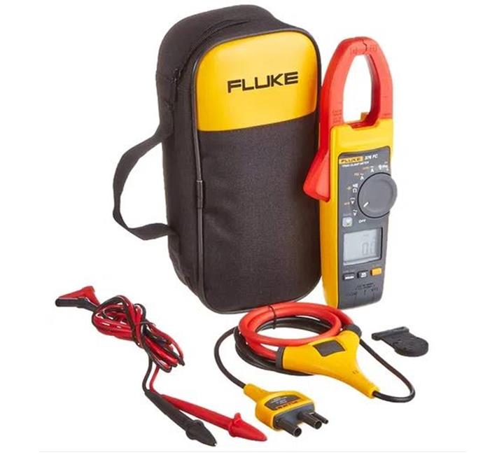 PINZA AMPERIMÉTRICA DIGITAL 1000A - 1000VAC/DC C/CABLES PRUEBA Y ACCESORIOS FLUKE 376 FC