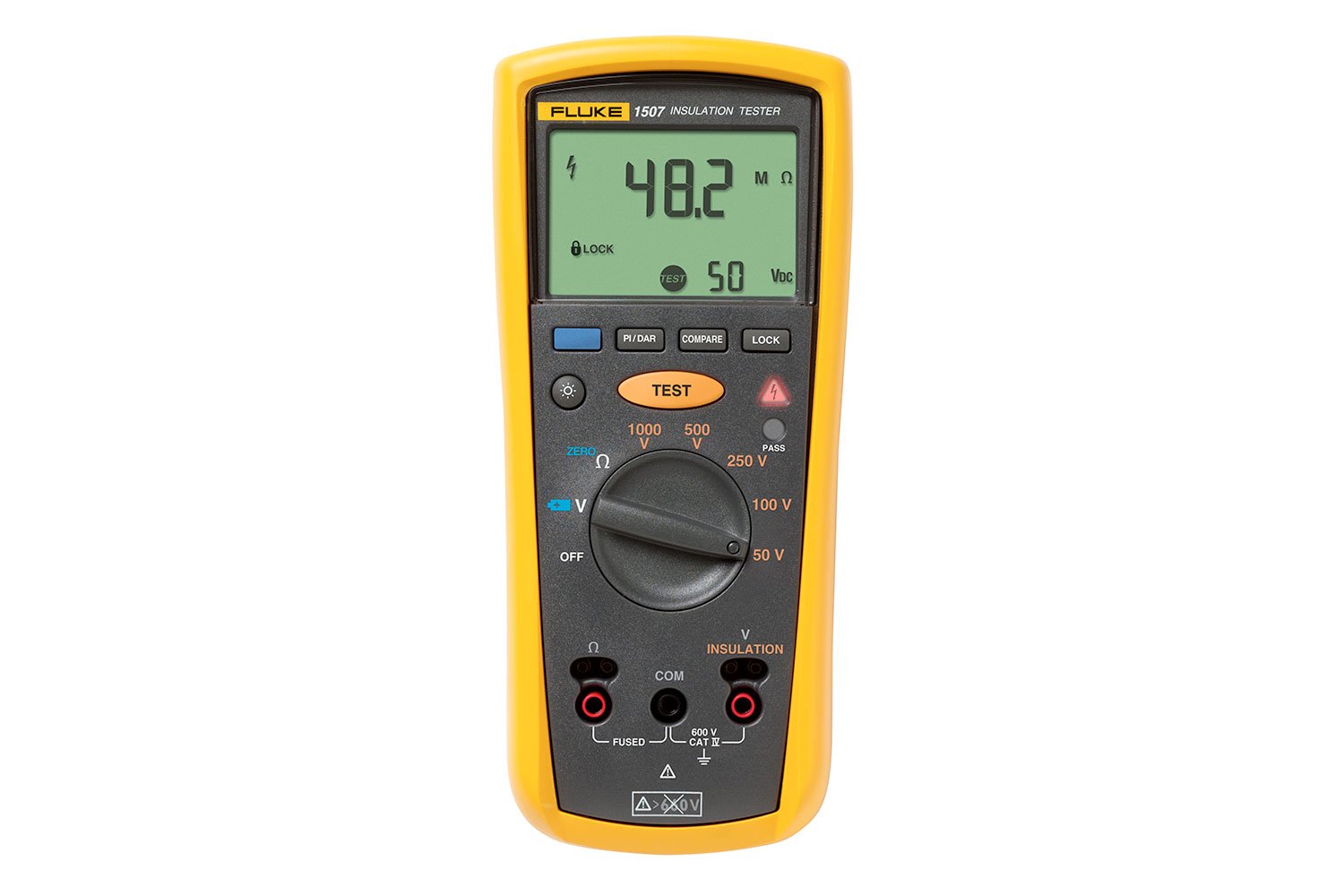 MEGÓHMETRO DIGITAL 0.01MOHM - 10GOHM 50 - 1000VAC FLUKE 1507