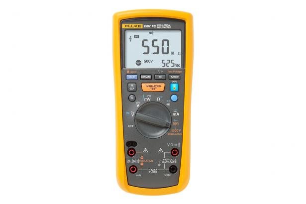 MULTIMETRO C/ OPCIONES D/ MEGOHMETRO C1000 V C/ FLUKE CONNECT 1587 FC FLUKE