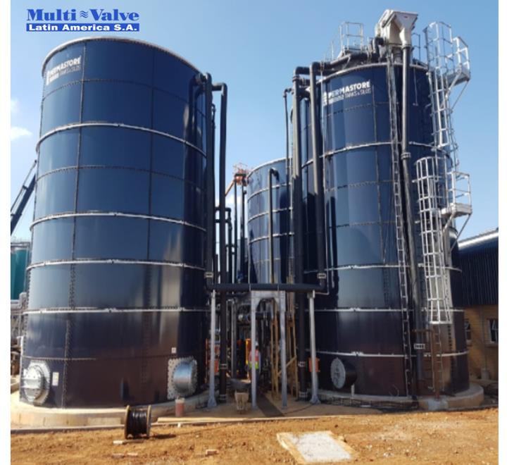 TANQUE MODULAR EN ACERO VITRIFICADO